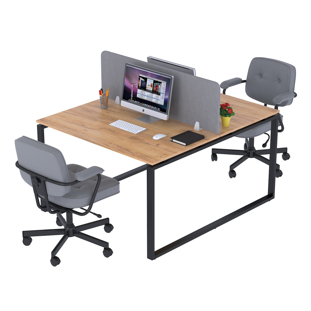 Подвійний письмовий стіл ND2-120 (120х140) Loft design